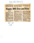 Happy 50th Don and Rita!