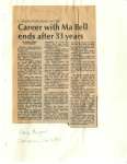 Career with Ma Bell ends after 33 years