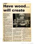 Have wood... will create