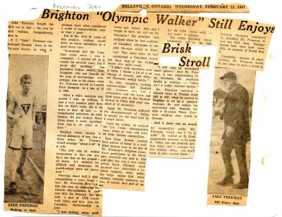 Brighton &quot;Olympic Walker&quot; still enjoys brisk stroll