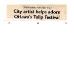 City artist helps adorn Ottawa's Tulip Festival