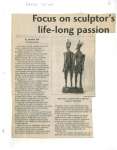 Focus on sculptor's life-long passion