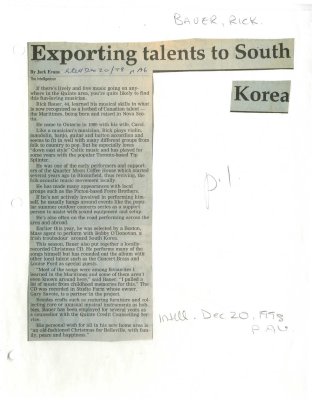 Exporting talents to South Korea