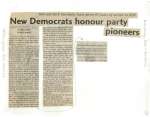 New Democrats honour party pioneers