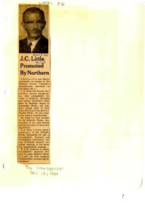 J.C. Little promoted by Northern