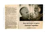 Mary and Goldie Livingston - forever together