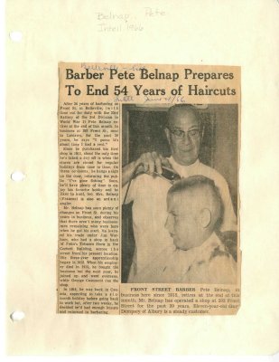 Barber Pete Belnap prepares to end 54 years of haircuts