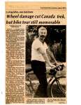 Wheel damage cut Canada trek, but bike tour still memorable