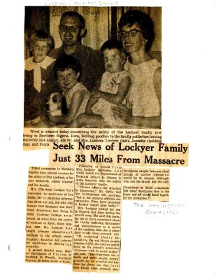 Seek news of Lockyer family just 33 miles from massacre