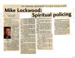 Mike Lockwood: Spiritual policing