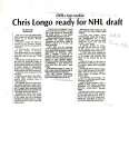 Chris Longo ready for NHL draft