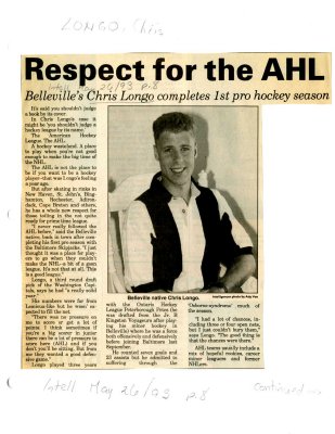 Respect for the AHL