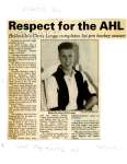 Respect for the AHL