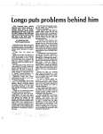 Longo puts problems behind him