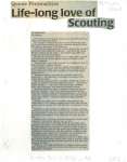 Life-long love of scouting