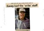Gavey had the "write" stuff