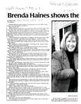 Brenda Haines shows the way