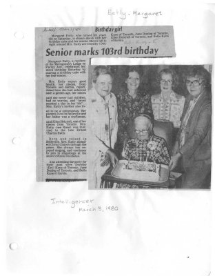 Senior marks 103rd birthday