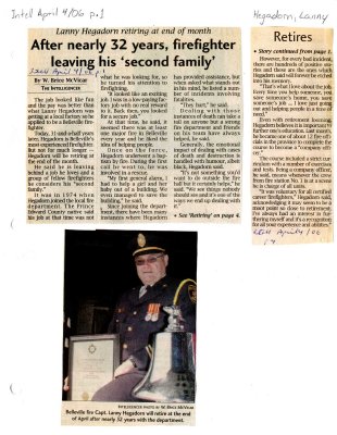 After nearly 32 years, firefighter leaving his &quot;second family&quot;