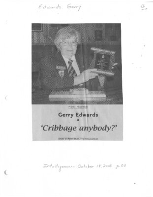 Gerry Edwards &quot;Cribbage anybody&quot;