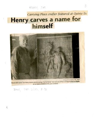 Henry carves a name for himself