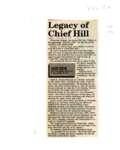 Legacy of Chief Hill
