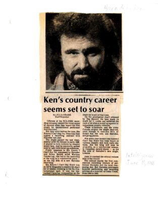 Ken's country career seems set to soar