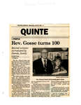 Rev. Gosse turns 100