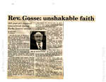 Rev. Gosse: unshakeable faith