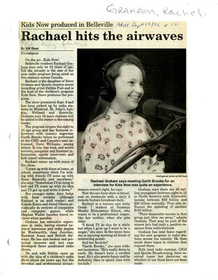 Rachael hits the airwaves