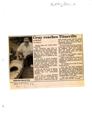 Gray reaches Titusville