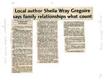 Local author Sheila Wray Gregoire says family relationships what count