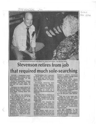 Stevenson retires from job that required much sole-searching