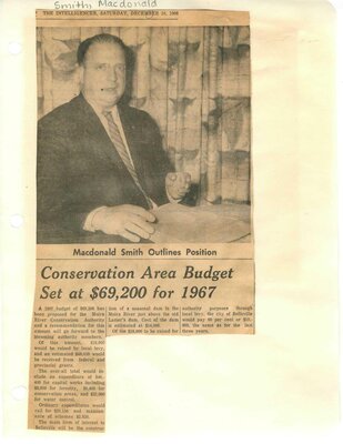 Conservative area budget set at $69200 for 1967