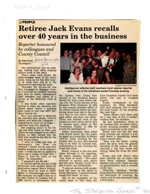 Retiree Jack Evans recalls over 40 years in business