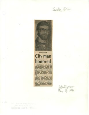 City man honoured