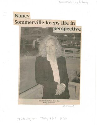 Nancy Sommerville keeps life in perspective