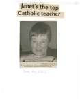 Janet's the top Catholic teacher