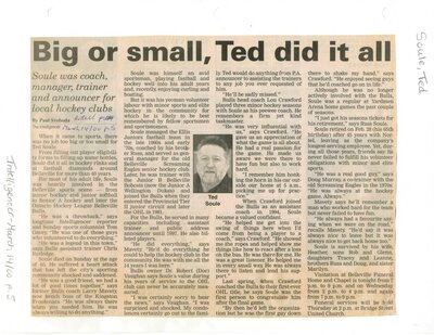 Big or small, Ted did it all