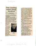Don Gooding enjoys being involved