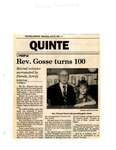 Rev. Gosse turns 100