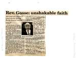 Rev. Gosse: unshakable faith