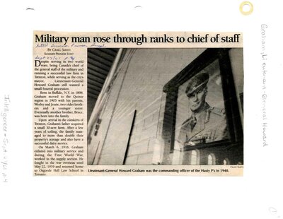 Military man rose through ranks to chief of staff