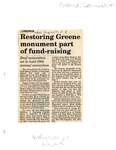 Restoring Greene monumnet part of fund-raising
