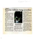Greene tribute long overdue