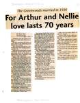 For Arthur and Nellie love lasts 70 years