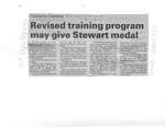 Revised training program may give Stewart medal