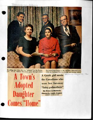 A Town's Adopted Daughter Comes &quot;Home&quot;