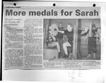 More medals for Sarah