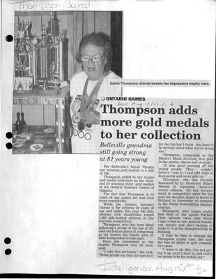 Thompson adds more gold medals to her collection